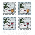 (image for) Stamp It Series - Snowman Beer and Wine